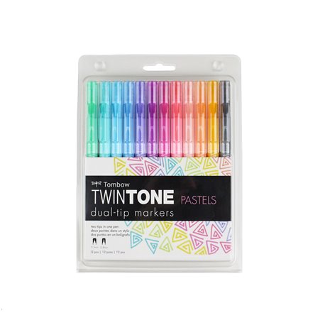 12 Rotuladores Tombow Pastels