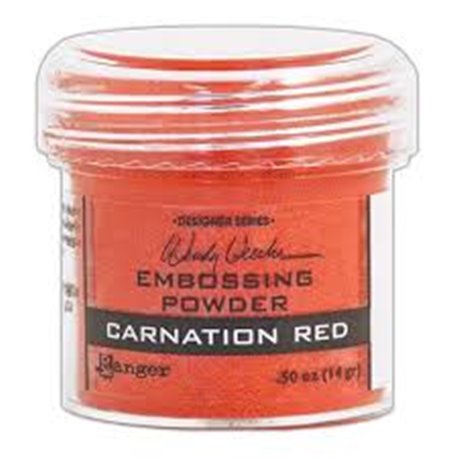 Polvo de Embossing Carnation Red