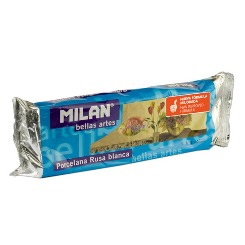 Porcelana Fria / Rusa Milán 500 gr. Blanco