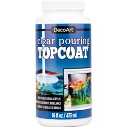 Clear Pouring TopCoat Decoart