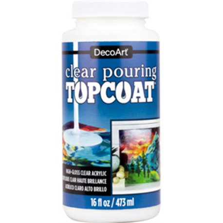 Clear Pouring TopCoat Decoart