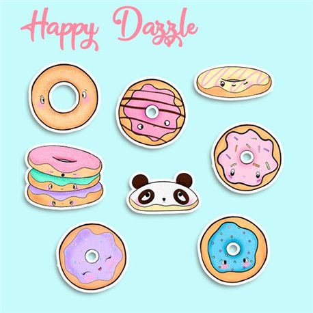 Pegatinas Donuts Kawaii