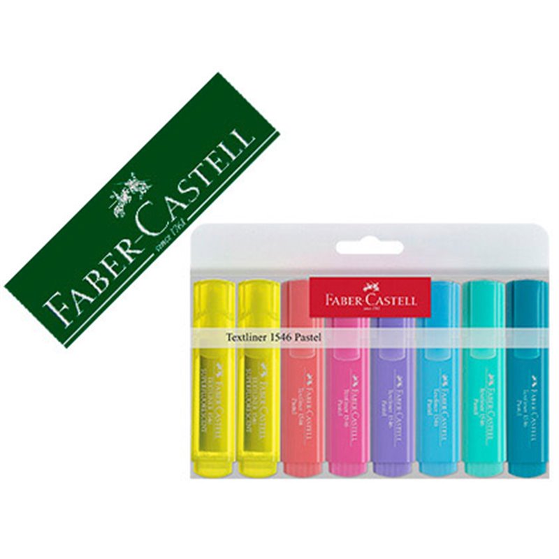 Pack Subrayadores colores pastel moLin, Envío 48/72 horas