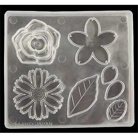Molde Flores y Hojas Padico