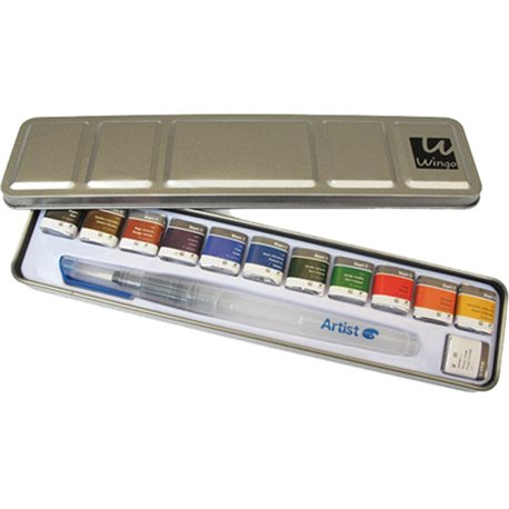 Caja Acuarelas Artis 12 Colores