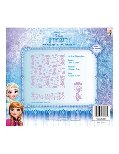 Carpetas de embossing Olaf Frozen