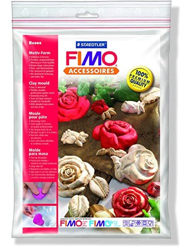 Molde Fimo Rosas