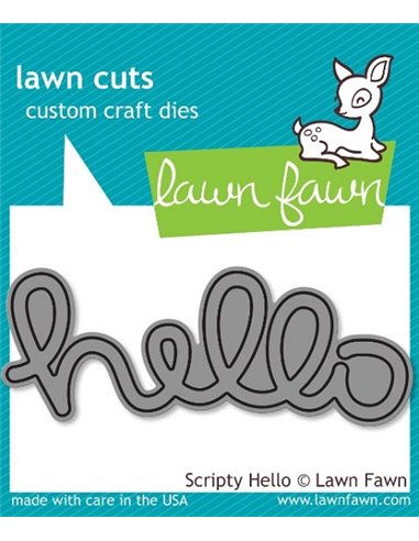 Troquel Lawn Fawn Hello