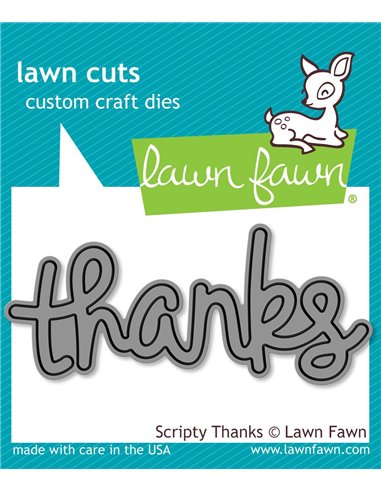 Troquel Lawn Fawn Thanks