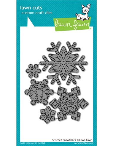 Troqueles Stitched Snowflakes