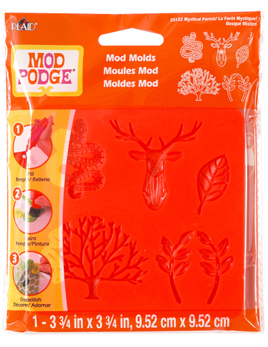 Moldes Bosque Mistico Mod Podge