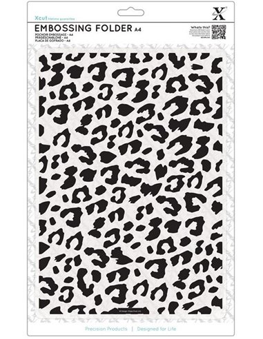 Carpeta de embossing Leopardo A4