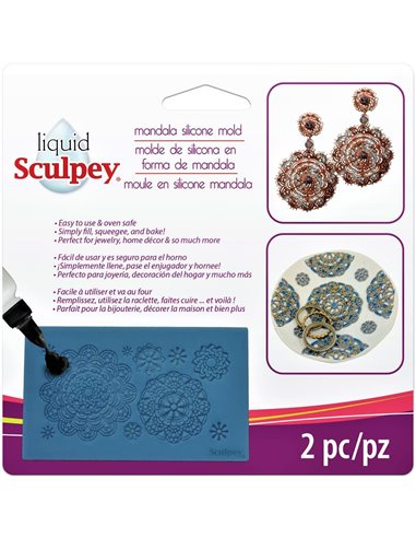 Molde Textura Sculpey Mandala