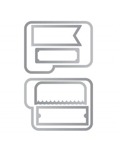 Troqueles Sizzis Tarjetas con Solapa