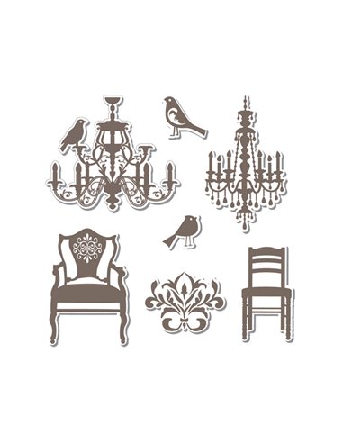 Set Sellos y Troqueles Chandeliers