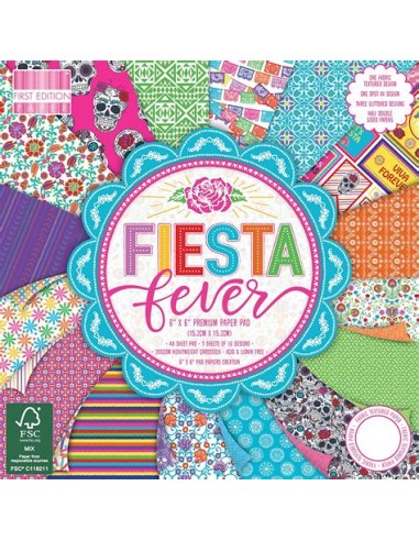 Fiesta fever colección de papeles de scrap