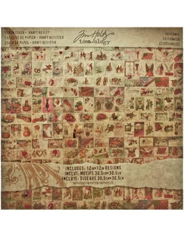 Colección de papeles Seasonal de Tim Holtz