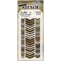 Plantilla Chevron Tim Holtz