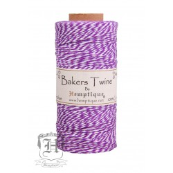 Bakers Twine Morado y Blanco