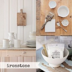 Milk Paint Ironstone tester