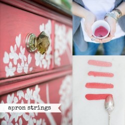 Milk Paint Apron Strings Tester