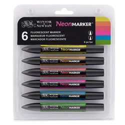 Set 6 Neon Marker 