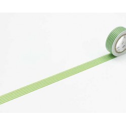 Washi Tape MT Border Light Green