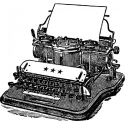 Sello Máquina de Escribir