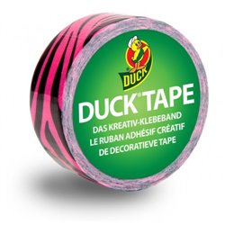 Mini Duck Tape Pink Zebra