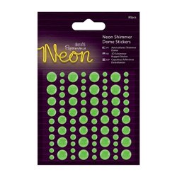 Enamel Dots Neon Verde