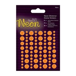 Enamel Dots Neon Naranja