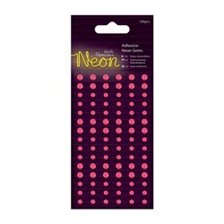 Enamel Dots Neon Mini Rosa