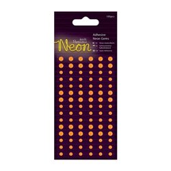 Enamel Dots Neon Mini Naranja