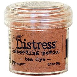 Polvo distress Embossing Tea Dye