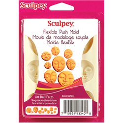 Moldes Caras de Muñecas Sculpey